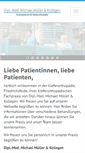 Mobile Screenshot of kfo-muellermi.de